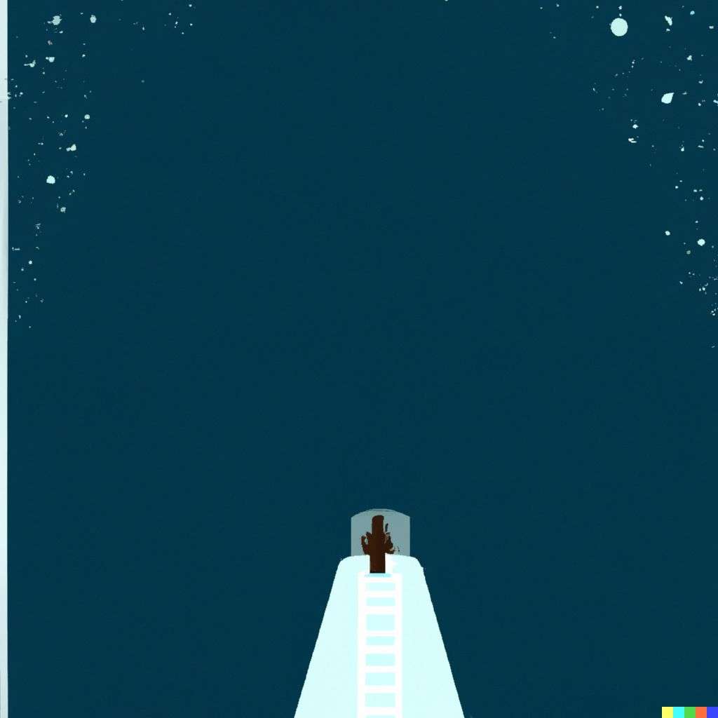 the discovery of gravity, futuristic print